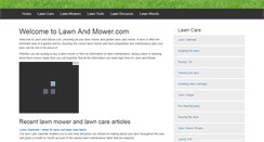 Desktop Screenshot of lawnandmower.com